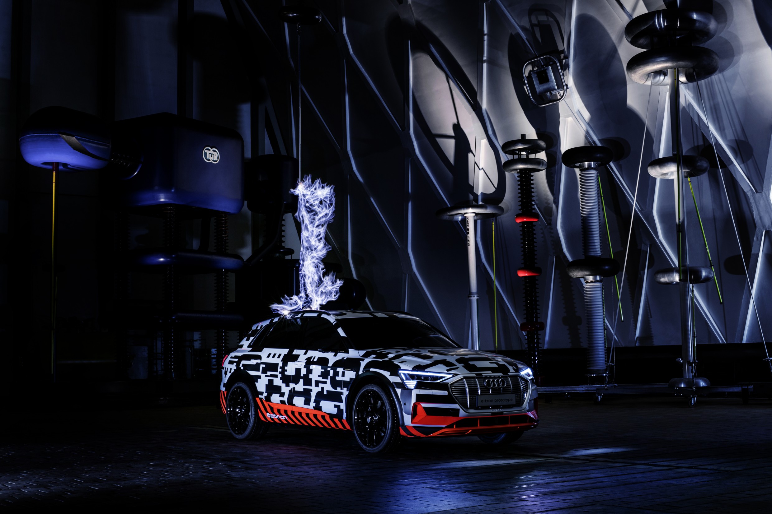 Audi e tron extreme High Voltage at Siemens Schaltwerk Berlin medium