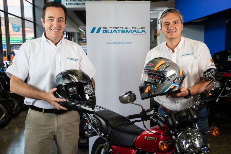 Automóvil Club Guatemala impulsa campaña para fomentar uso de casco entre los motociclistas