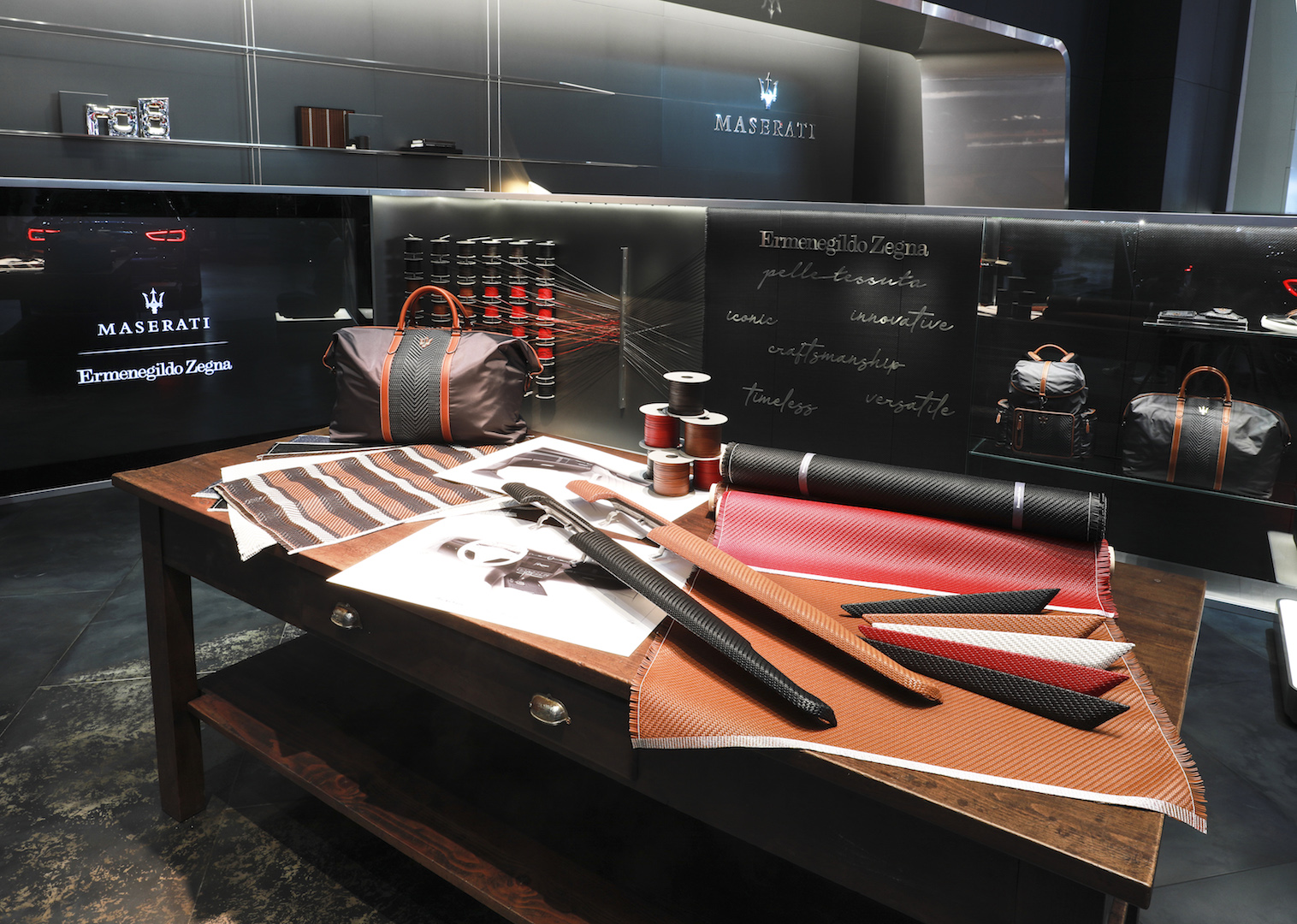 15614 ErmenegildoZegnaWorkingTableMaseratiStandatGenevaMotorShow2019