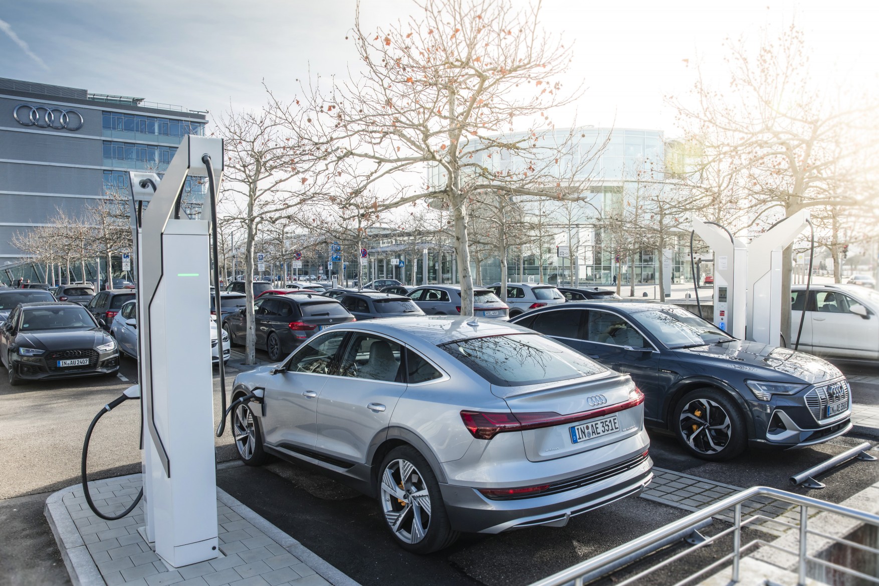 Charging offensive at Audi medium