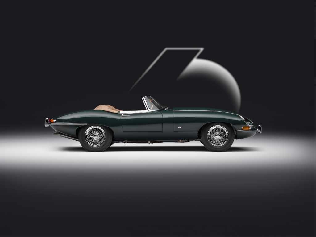02 E TYPE OTS exterior side on