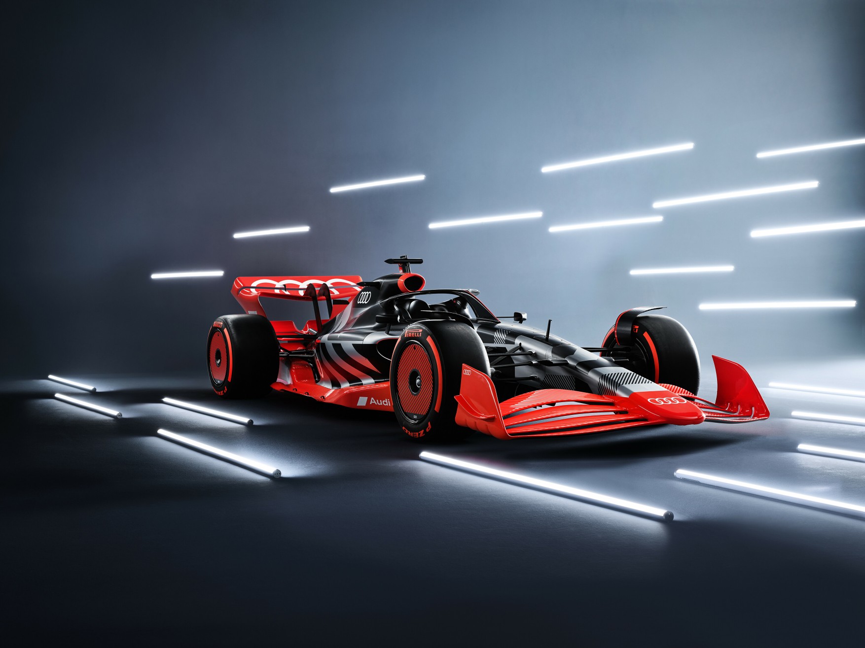 1Showcar with Audi F1 launch livery medium