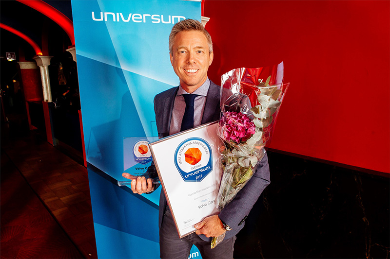 214853 Robert Malm Employer Brand Manager at the award ceremony for Karri