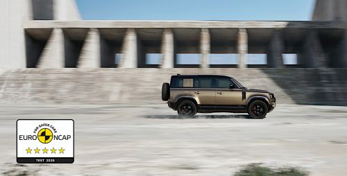 Clasificación de seguridad EURO NCAP de cinco estrellas para el nuevo Land Rover Defender 110