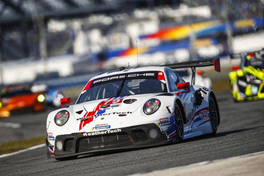 El Porsche 911 GT3 R saldrá desde la primera fila en las 24 Horas de Daytona