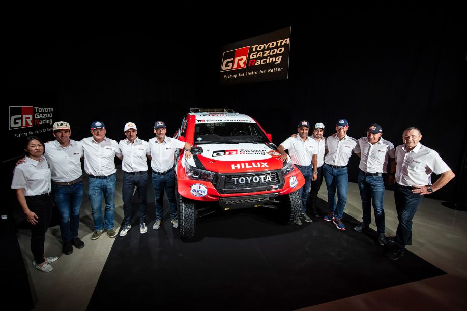 Toyota Gazoo Racing anuncia el equipo para el Dakar 2020