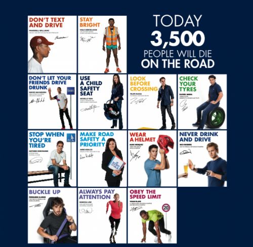 La FIA lanza campaña global de seguridad con 13 personalidades