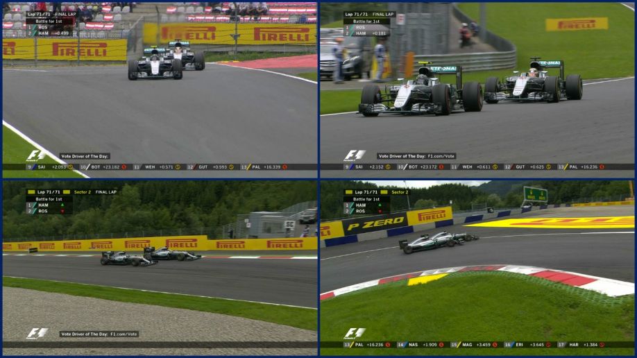 Rosberg culpa a Hamilton por incidente en GP de Austria