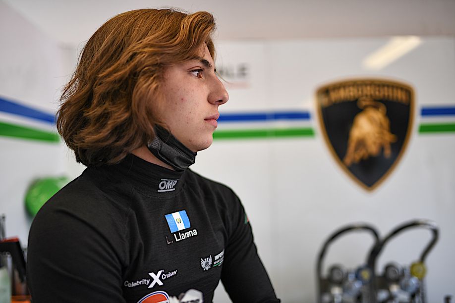 Guatemalteco Mateo Llarena nombrado Lamborghini GT3 Junior Factory Driver